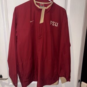Nike Team Men's FSU Windbreaker 1/4 zip